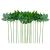 Yesok 50Pcs Floral Wire Stem with Leaves Artificial Plastic Rose Floral Wire Stems DIY Craft Bouquet Making Floral Arrangement Tools