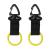 JUSTOOP 2 Pieces Premium Silicone Mouthpiece Holder Regulator Octopus Retainer Webbing Keeper for Scuba Diving Yellow