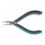 The Beadsmith Simply Modern Chain Nose Pliers  4.5 inches (114mm) with polished steel head  PVC grip handles and double-leaf springs  tool for jewelry making