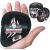 Fitness gloves men women grip pads grip pads strength training grip pad gym pull up dumbbell 1 pair neoprene training gloves - workout gloves bodybuilding handle.Black White
