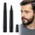 Beard Pen 2Pcs Beard Pencil Filler for Men Mustache Shaping and Enhancing Waterproof Sweatproof Beard Filler for Define Sharpen Hair Beard Eyebrow (2PCS Black)