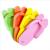 ZMOI Pedicure Slippers   EVA Foam 12 Pairs   One Size Fits All Disposable Anti-Slip Flip Flops for Pedicure   Comfortable and Safe   4 Fun Colors   Ideal for Spa  Nail Salon Multi