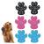 Valfrid anti-slip Paw protection for dogs 48 pieces self-adhesive silicone gel Consistent non-slip traction dog shoes dog shoes replace multicolored xxl 48 pieces multicolor xxl-6.3*7cm (27.1-36kg)