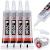 B-7000 Glue Clear for Rhinestone Crafts, Jewelry and Bead Adhesive B7000 Semi Fluid High Viscosity Glues for Clothes Shoes Fabric Cell Phones Screen Repair Metal Stone Nail Art Glass (4x15 ml/0.5 oz) 4x15 ML/ 0.5 oz