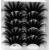 HBZGTLAD NEW 5Pair Fluffy Lashes 25mm 3d Mink Lashes Long Thick Natural False Eyelashes Lashes Vendors Makeup Mink Eyelashesa(5D83)