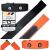 Fitness Prince Premium Adjustable elastic replacement belt for Ant+ & Bluetooth Breast belt Compatible with Garmin Wahoo Polar H1 H3 H7 H10 etc. and other orange