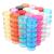 Jubaopen 96 piece of cosmetic container Raute Cream Crys Cosmetics Doses Set Cream Line Empty Entures Ride Sample containers Cosmetic container with lid mini doses for lip balm lotion cream (5G)