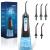 Surfou mouth shower wireless oral shower 300ml 4 modes 5 nozzles interdental room cleaner mouth show trip IPX7 waterproof USB rechargeable for travel & home
