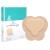 Bordered Sacrum Silicone Foam Dressing for Wound Care - Waterproof and Breathable Absorbs Moderate to High Exudate - 5 Individual Dressings per Box (7 x 6.8) 7x6.8 Inch (Pack of 5)
