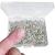 300PCS Small Screw Eye Pins,10 x 5mm Eye pins Hooks,Mini Screw Eye Pin Peg for Arts & Crafts Projects,Self Tapping Screws Hooks Ring for Cork Top Bottles & Charm Bead & DIY Jewelry Making (Silver)