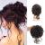 Claw Messy Bun Hairpieces Clip Wavy Curly Hair Chignon Clip in Hairpieces Tousled Updo Doughnut Hair Bun Synthetic Hair Ponytail for Women Girls 6A