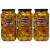 Kirkland Signature Spanish Queen Olives Stuffed With Minced Pimiento, 21oz Glass Jar (Pack of 3, Total of 63 Oz)