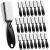 24 Pcs Handle Grip Nail Brush, HOFASON Hand Fingernail Cleaner Brush Manicure Tools Scrub Cleaning Brushes Kit for Toes and Nails Women Men (Black)