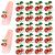 WLLHYF 20 Pieces 3D Cherry Nail Charms Reds Kawaii Nail Rhinestones Art DIY Crystal Nail Jewels Designs Nail Gems for Girls Nail Makeup Phone Clothes Shoes Bag Decoration Craft