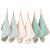 Phogary microfiber make-up towel washable for gentle facial cleaning 6 pieces square washcloths microfiber facial towels microfiber towel face makeup remover slab (20x20cm green) green-20x20cm 1 piece (6 Pack)