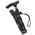 Walking Sticks Adjustable Folding Black Floral
