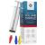 Medi Grade Large Volume Ear Syringe Ear Wax Removal Kit 60ml - Water Irrigation Ear Cleaner Ear Wax Remover Ear Syringe Kit comes with 3 Tips - Earwax Remover Tool