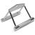 Yes4All Seated Row Double D Handle Cable Attachment  Double D Grip / Double Row Handle for Cable Attachment (Chrome) A. Double Row Chrome