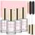 Saviland Dip Powder Liquid Set 15ml/0.5oz,10 Pcs with Base/Top Coat, Activator, Brush Saver, Nail File Necessary Tools for Dip Powder Nail Set No Nail Lamp Needed, Beautiful Gift for Ladies A-High Quality Dip Liquid