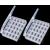 Bobbin Box Machine Bobbin Organizer Plastic Case Transparent 25 Slots Empty Bobbins Spools Box Sewing Craft Plastic Case Storage Box for Sewing Machine (2-Pack)