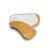 Pedag Holiday | 3/4 Length Sheepskin Orthotic Inserts | Handmade in Germany | Arch Support | Metatarsal Pad | Heel Cushion | Fits Low Profile Tight Shoes | Tan | 1 Pair | US Women 8 / EU 38 US W 8 / EU 38