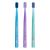 Curaprox 3 x Toothbrush CS 1560 Soft - Manual toothbrush for adults with 1560 Soft CUREN bristles - 3 pieces random color