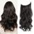 Dark Brown Hair Extensions 12 Inch Hair Extension Invisible Wire Hair Extensions Synthetic Hair Pieces for Women Natural Wavy Hair Extension 12 inch Dark Brown