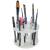 U.S. Art Supply Plastic Artist Round 50 Hole Paint Brush Holder and Organizer - Rack Holds Paintbrushes  Makeup Cosmetic Brushes  Pencils  Pens  Markers  Art Tools  Desk Stand - Students  Teachers