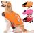 Kuoser Dog Life Jacket, Adjustable Dog Life Vest with Reflective Piping Ripstop Dog Lifesaver Pet Life Preserver with High Flotation for Small Medium and Large Dogs at The Pool, Beach,Boating Large (Chest Girth:22.8-29.5'') Yellow