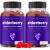Elderberry Gummies | Sambucus Elderberry Gummies for Adults & Kids | Vitamin C Propolis & Echinacea | Max Strength Immune Support Gummies | Natural Berry Flavor | 120 Gummies (2 Pack)