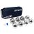 Big Game Hunters 8 Boules Set with rust protection and luxurious carrier bag made of canvas - robust 8 Boules set polished and engraved official size