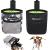 Lanjue 2 Pieces Small Dog Treat Bags Black and Camouflage Color Dog Treat Pouch with Waist Belt Clip 600D Oxford Cloth Dog Walking Bag Treat Pouch for Dog Training Classic style