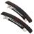 Camila Paris AD1/2 French Hair Barrette Clip for Girls Set of 2 Rubberized Metal Clasp Strong Hold Grip Hair Clips for Women No Slip Durable Styling Girls Hair Accessories Made in France 2.5 Inch (Pack of 2) Tortoise ...