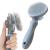 Cat brush Dogs brush self -cleaning dogs cats brush for long -haired/short hair cat kamm with handle brush for pet care for removing subfell loose fur and dirt - gray gray brush