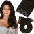 Moresoo clip extensions real hair brown remy duplicate clip in extensions real hair darkest brown #2 extensions clip in real hair brown 5 tresse 80g 30 cm 1. #2