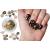 Steam Punk Encapsulated Nail Art Gear Cogs Nail Charms  100 Pieces  Steampunk 3D Metal Decal Art Rose Gold and Silver or Tips  Acrylic  Gels and Decorations