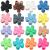 16 Pieces Flower Claw Big Flower Jaw Hair Clips Strong Hold Cute Plastic Matte 16 Colors Floral Hair Accessories for Women Girls Thick or Thin Hair