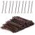 AnAsh Hair Pins 60 Pcs Bobby Pins for Women Hair Grips for Thick Thin Wavy Curly Long Short Hair Hair Clips for Styling Sectioning Wearing Casual Party Travel & Weddings (Brown)