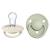 BIBSE de Lux Schnuller 2-pack BPA-free cherry shape nipple.Silicone made in Denmark.0-36 months (2 Pack) Ivory / Sage 0-36 months (2-pack) Ivory / Sage
