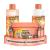 Garnier fructis glossy haircare set for long and lackluster hair with vitamin and lipid complex pineapple food shampoo (400 ml) rinsing (400 ml) 3in1 mask (400 ml) 3-part pineapple 1.2 l (1 Pack)