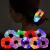 9 Pcs LED Light Hair Scrunchies Satin Elastic Bands Ties Ropes - 3 Colors Light Modes, Soft Cute Silk Scrunchy Hair Accessories for Women Girls Halloween Christmas Glow in The Dark Party Supplies