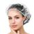 Disposable shower hood waterproof transparent shower hood made of plastic hair protection hair hood for salon spa travel hotel shower braids transparent-100 pieces