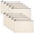 Legigo 10 Pack Blank DIY Craft Bag Canvas Pencil Case Blank Makeup Bags- Beige Canvas Pencil Pouch Bulk Canvas Cosmetic Bag Multi-Purpose Travel Toiletry Bag Canvas Zipper Bags (8.3  5 Inch) Beige 10