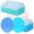 Baby Bath Sponge | Extra Soft Cradle Bonnet Brush | Silicone Massage Combs (5-Pack) 5-pack