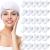 30 Pack Spa Headband Spa Facial Headband Spa Headband Bulk for Washing Face Makeup Headband for Shower Bath Sport Wrap Girls Headband Polyester Adjustable Towel with Hook and Loop Non Slip(White)