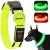KOSKILL LEEGELSBAND Dog Rowable USB LED dog collar waterproof bright dog collar adjustable super bright for medium -sized dogs (green M) Green M