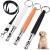 Faburo 3pcs Ultrasonic Professional Dog Whistles with Lanyard Training Whistles for Recall & Dog Training Adjustable Frequencies Dog Training Set