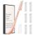 ennva Eyebrow Razor for Women - Eyebrow Trimmer Dermaplaning Tool - Ergonomic Eyebrow Shaper and Facial Razor for Peach Fuzz - Exfoliating Face Razor for Eyebrows - Eye Brow Shaver Razors w/ 7 Blades- Rose Gold