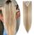 S-noilite clip in Extensions hair extension smooth 8 Part Set 18 Clips 8PCs full of heads like real hair 66cm sandblond & bleaching blonde 66 cm sandblond & bleaching blonde