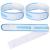 4 Pcs Catheter Holder Urine Drainage Bag Leg Band Band Straps Anti Slip Urinary Catheter Bag Leg Holder Elastic Foley Catheter Stabilization Device for Men Women, 2 x 23.6 Inch, White and Blue